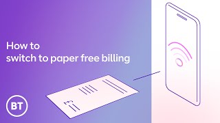 Paper free billing ○ Billing ○ BT Business