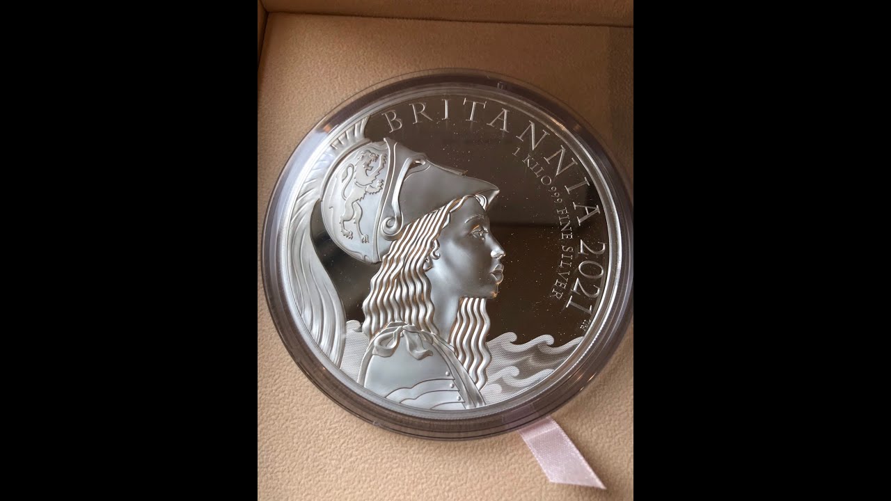 1kg】2021 プレミアム ブリタニア銀貨 1キログラム プルーフコイン