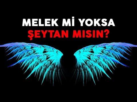 MELEK Mİ YOKSA ŞEYTAN MISIN?