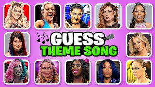 Guess WWE Women Wrestlers' Theme Songs 🎶✅🔊 Rhea Ripley, Charlotte Flair, Liv Morgan, Becky Lynch screenshot 4
