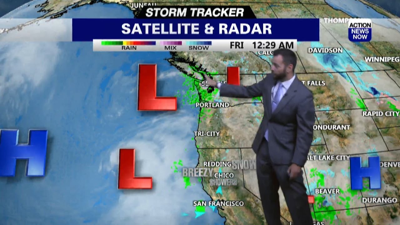 Storm Tracker Forecast: Rain & snow showers return Friday - YouTube