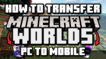 How To Transfer Minecraft Bedrock / Java Worlds (Mobile To PC / PC To Mobile) 1.21 / 2025