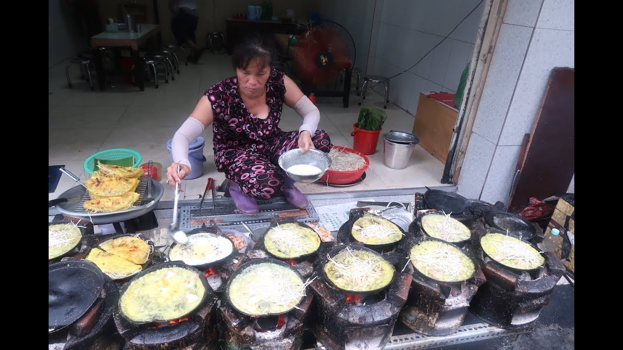 bánh xèo ở đâu ngon tphcm 2022 Truyền tai nhau bánh xèo chảo méo 31 năm cực ngon ở Sài Gòn