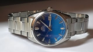 Обзор на Orient Stretto Gradient Blue (Limited edition) и кое-какие мысли