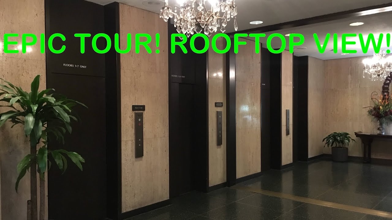 mini elevaTOUR: Вестгейт в Остине, штат Техас, с релейной логикой лифта OTIS и видом на крышу!