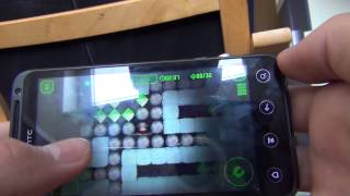 Android Game Demonstration: Boulder Dash XL by Herocraft screenshot 3