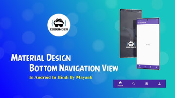 Material design bottom navigation view in android (2021)