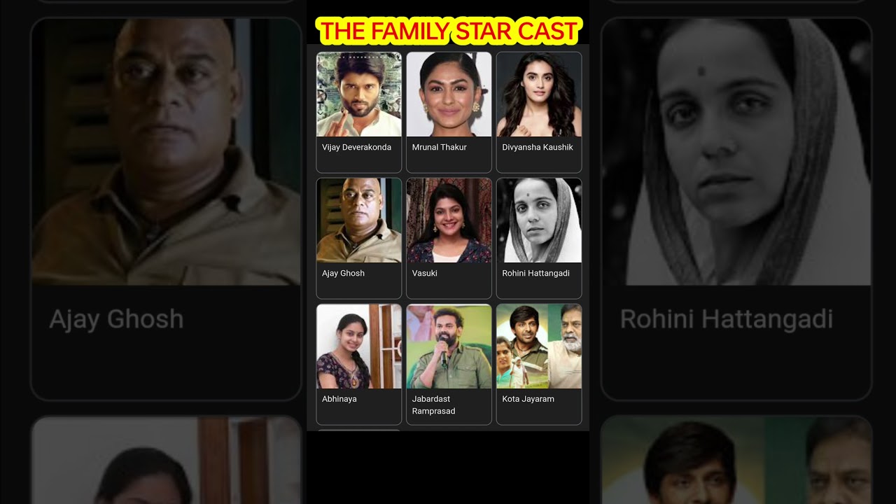 the family star cast 