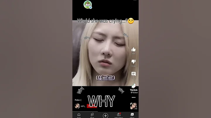 why is he crying?