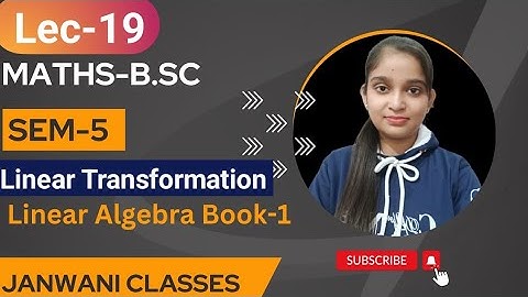 B.Sc 5th sem Maths || Rank and nullity of linear Transformation|| By Jyoti Chaudhary ✍️✍️