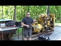 CAT DIESEL RUNNING UNDER LOAD 1959 Caterpillar Generator Testing