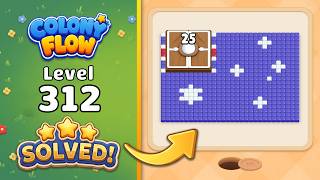 Colony Flow! - Level 312 Walkthrough 🧩 | Solution & Gameplay (ABI GAMES) 🐜