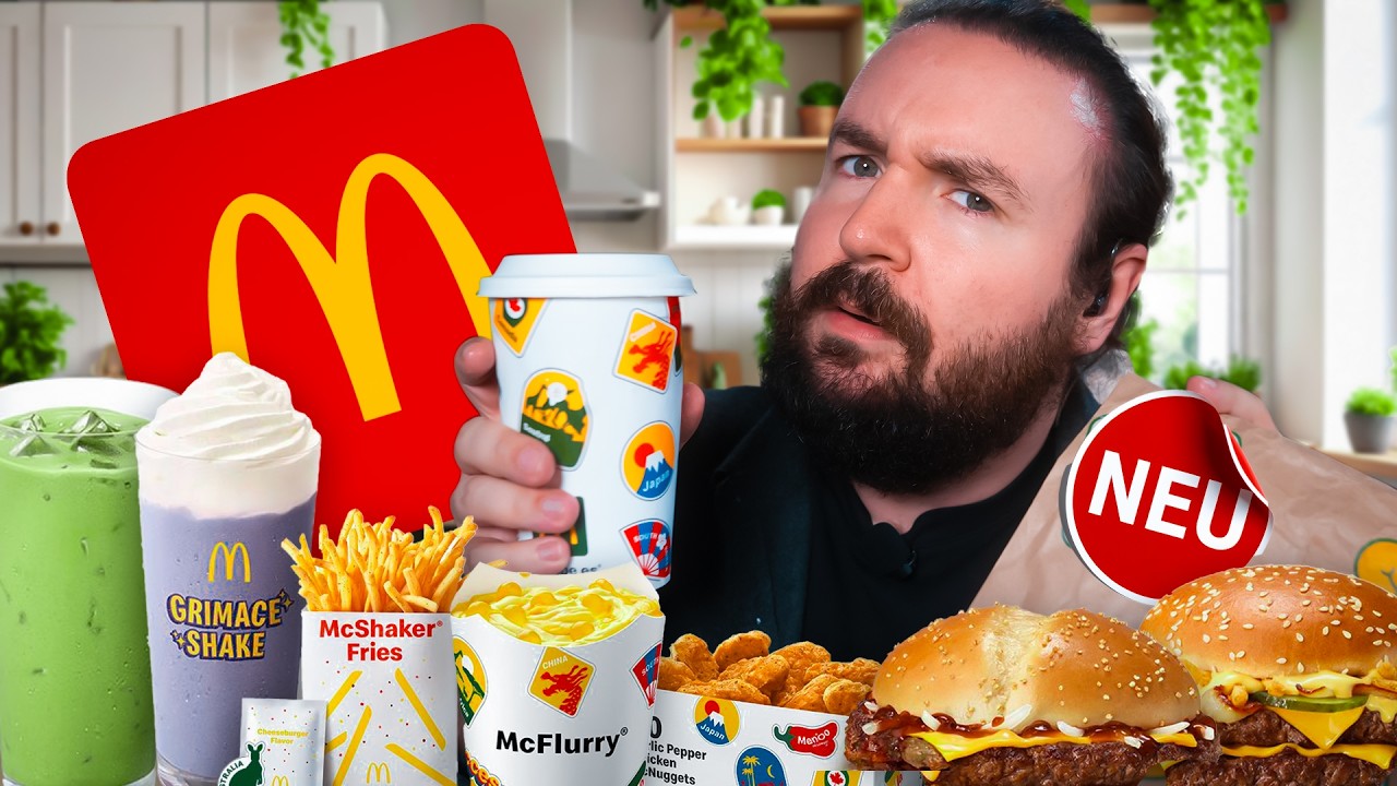 Ich TESTE ALLE NEUEN MCDONALDS Produkte