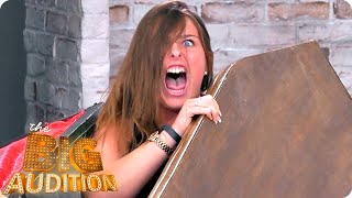 Scary Fright Night Actors Terrify Thorpe Park Staff! | The Big Audition