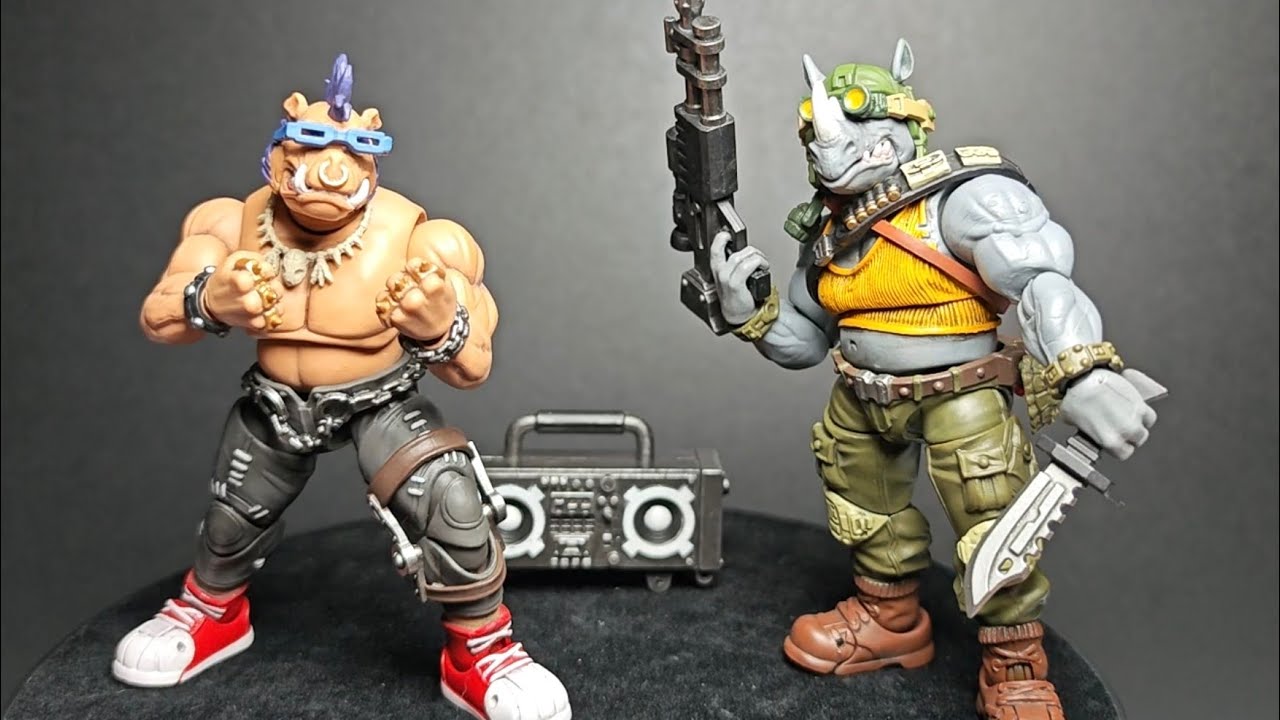 JOYTOY 1/18 TMNT BEEBOP AND ROCKSTEADY 10/10 FULL FIGURE REVIEW