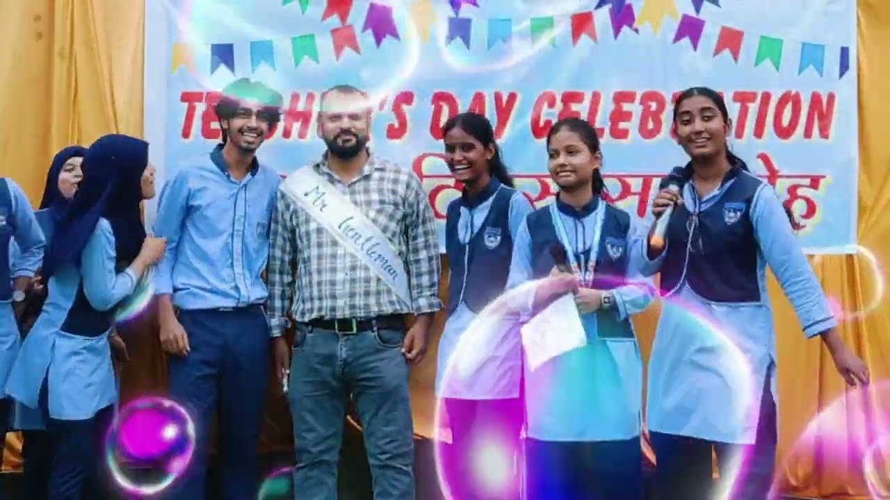 Teachers Day Celebration By Students👩🏻‍🏫❄️👨🏻‍🏫🌹 || Exon Montessori School 🎒🏫😊