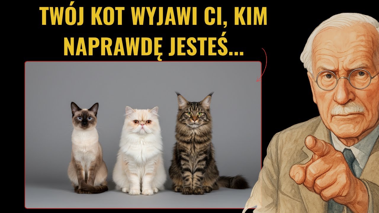 Kot, którego wybierzesz, ujawni Twoją prawdziwą naturę | Test psychologiczny inspirowany Carle Jung
