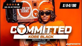 BREAKING: Texas Longhorns land commitment from four-star DB Kobe Black