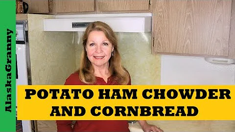 Potato Ham Chowder Soup Prepper Pantry Clean Out Recipe Food Storage Stockpile