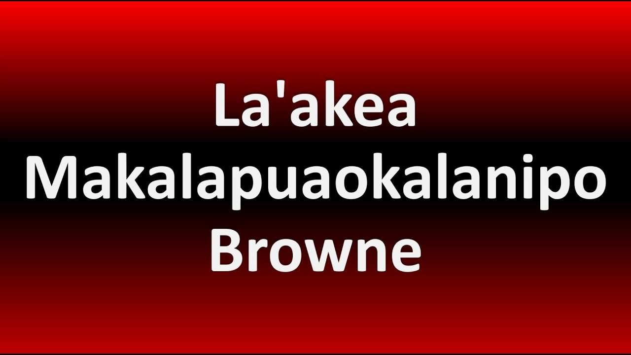 Ronda Rousey'S Baby Daughter'S Name: La'Akea Makalapuaokalanipo Browne, Pronunciation Guide