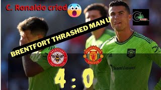 BRENTFORT 4:0 MAN U| BEES FRUSTRATED CR7 AS THEY THRASHED RED DEVILS!