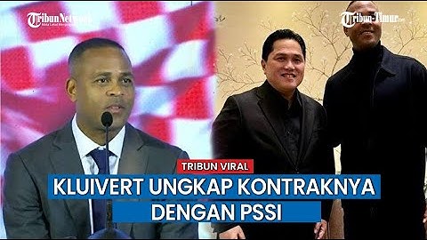 Patrick Kluivert Ungkap Alasan Erick Thohir Pilih Dirinya Sebagai Pelatih Timnas Indonesia