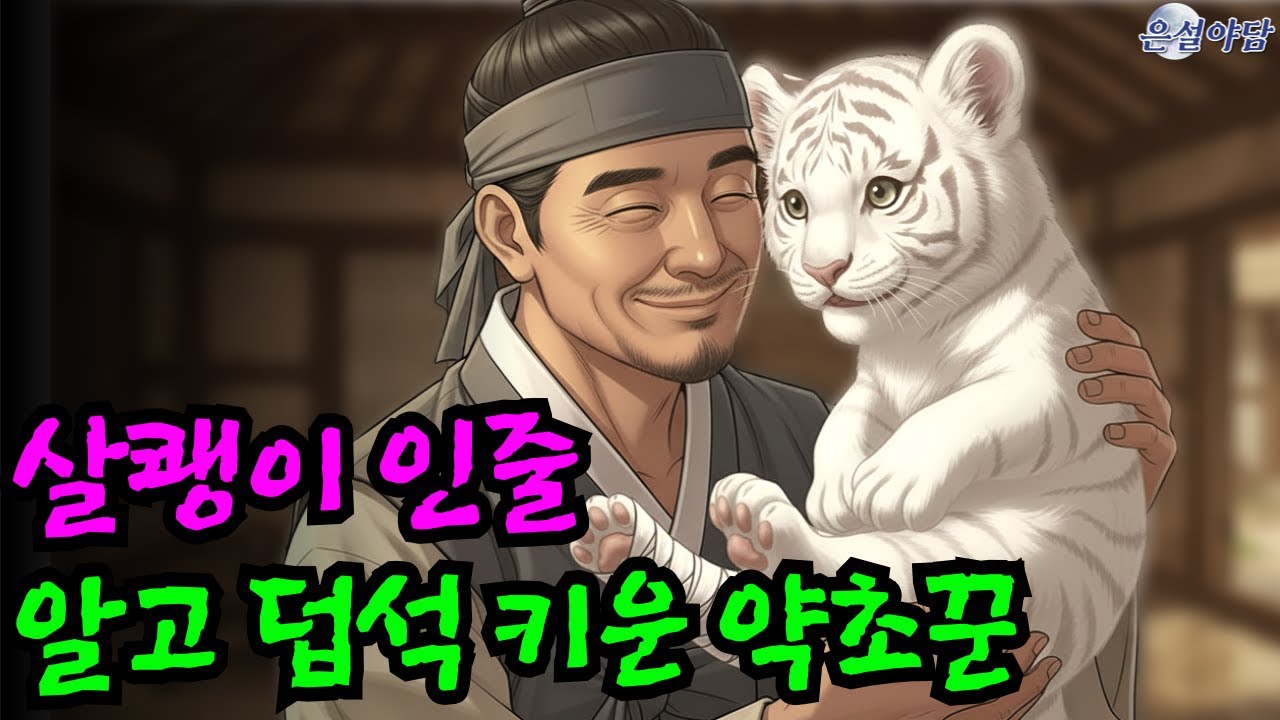 죽을 뻔한 백호가 약초꾼에게 은혜를 어떻게 갚았을까? | 야담·민담·전설·설화·옛날이야기·오디오북