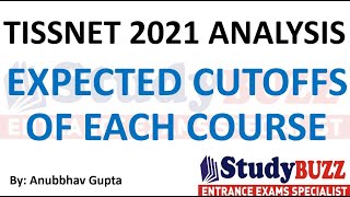 TISSNET 2021 analysis | Expected cutoff for all TISS courses | TISS exam analysis