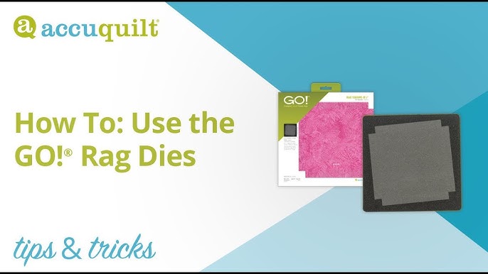 AccuQuilt Go! Fabric Cutting Dies-Rag Square 5-1/4