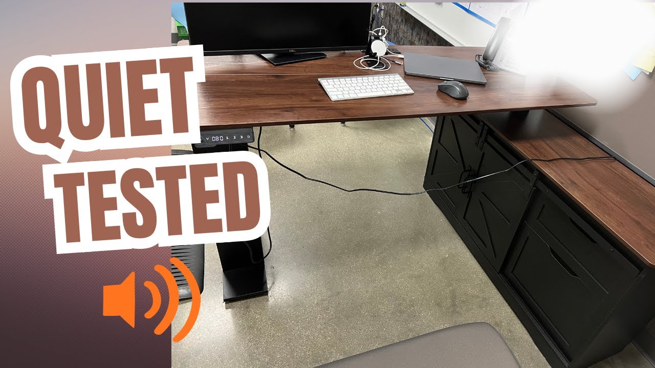 Electric Standing L Desk Review | Worth It for the office? 3 Presets