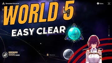Honkai Star Rail - World 5 - Difficulty 2 - Simulated Universe Easy Clear