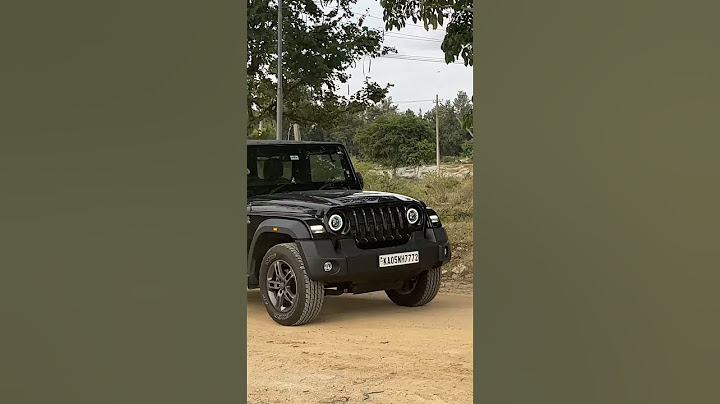 The all new Mahindra Thar RWD Black edition 🖤 #roadking #tharrwd #mahindra #reelsindia #india 🖤😍