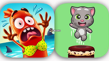 Run Sausage Run VS Talking Tom Cake Jump | Games For Kids