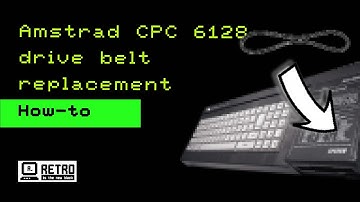 Amstrad / Schneider CPC 6128 Drive Belt replacement (excerpt from Retro Packages #5)