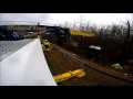 Midwest Truck 1150R Rotator single lane recovery of a Silverado pickup over a guardrail