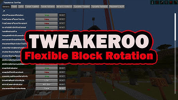 Tweakeroo Flexible Block Placement Rotation - Minecraft Mod Tutorial