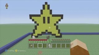 minecraft star build mario