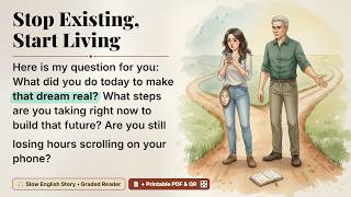 Stop Existing, Start Living: The Story That Will Wake You Up | Learn English Through Story