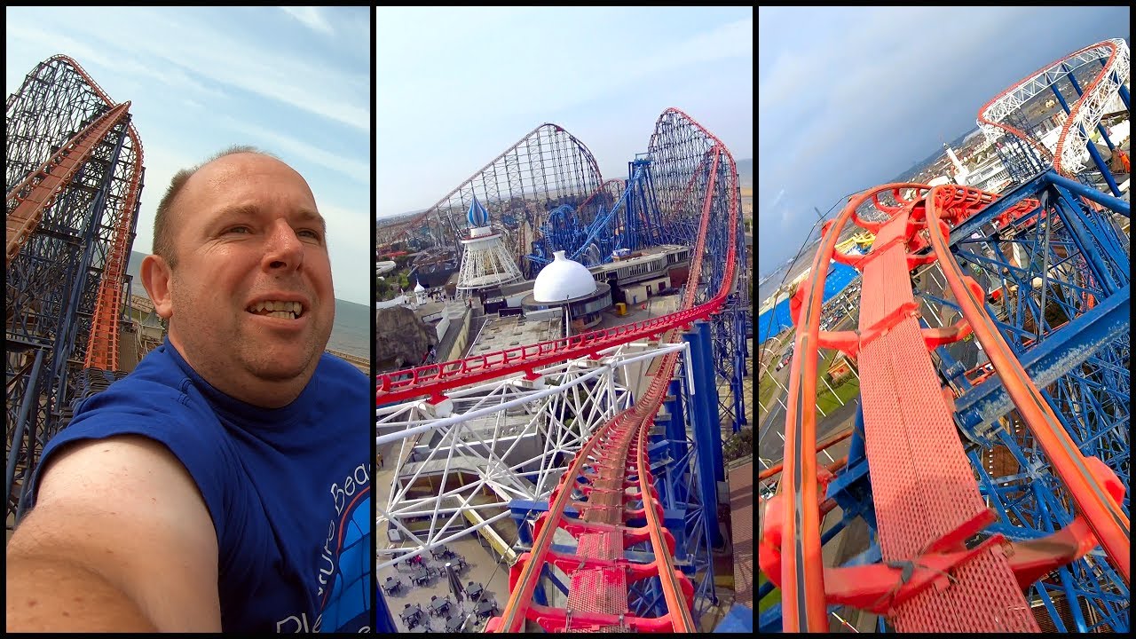 The Big One Multi-Angle On Ride POVs 4K | Blackpool Pleasure Beach