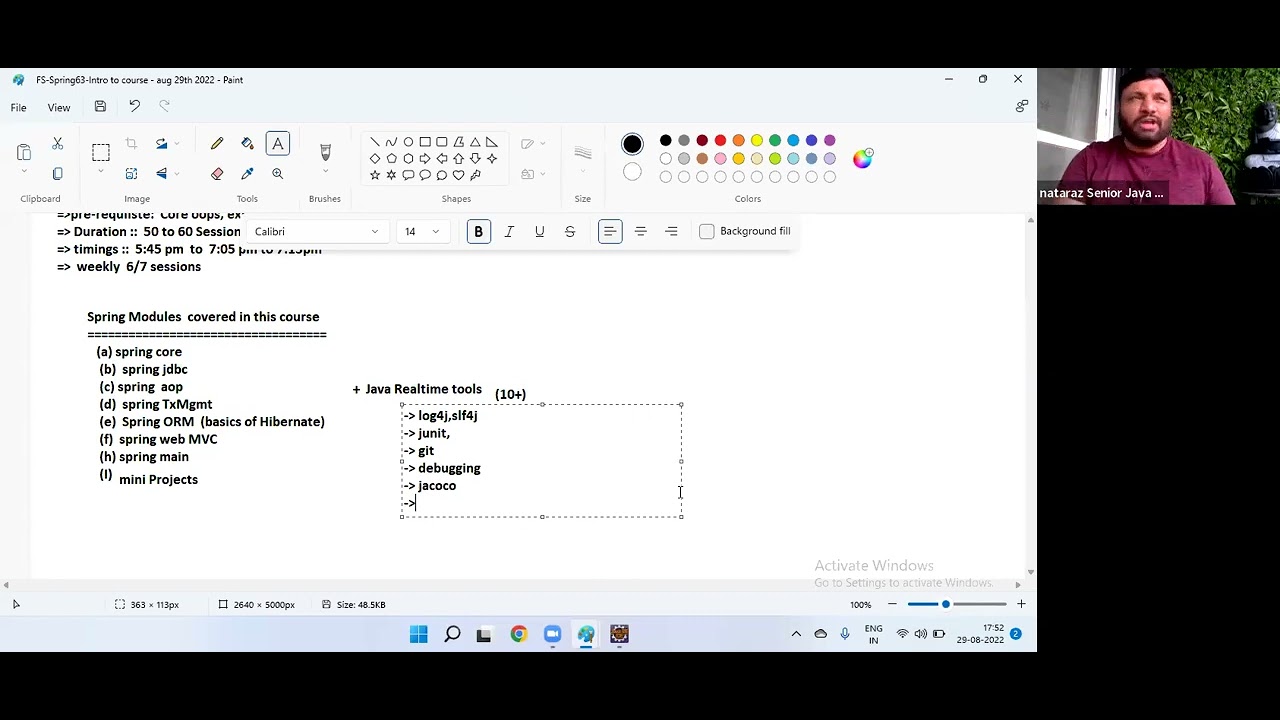 Day 1 Intro to Spring Course for Full Stack Java Students - YouTube
