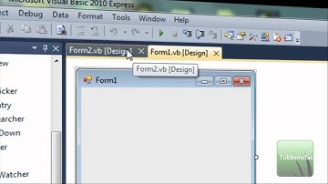 Visual Basic Series: Tutorial #3 - Opening a different window via another window.