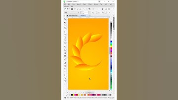Vector Flower Design in CorelDRAW | Easy & Creative Design Tutorial #shortstutorial #coreldraw