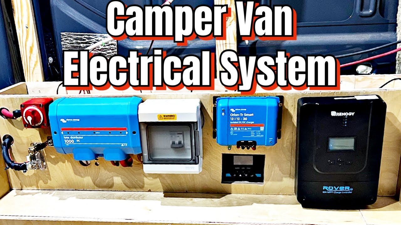 How Our Off Grid Camper Van Electrical System Works / Shut Off Switch ...