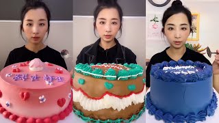 ASMR Eating Most Delicious Creamy Cake 🍰 ( soft chewy sounds ) 크림 케이크 먹방  MUKBANG Satisfying screenshot 3