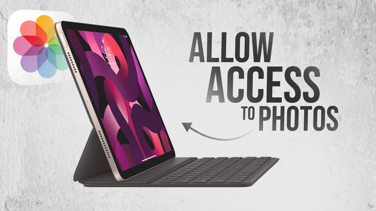 How to Allow Access to Photos on iPad (tutorial) - YouTube