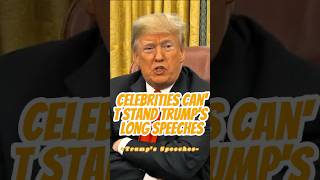 Three Celebrities Cant Stand Trumps Long Speeches