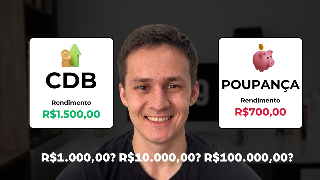 CDB X POUPANÇA QUAL RENDE MAIS? CDB é melhor que a poupança? - YouTube