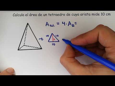 Video: Cómo Encontrar El área De Un Tetraedro