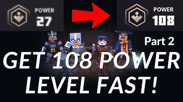 How to get a HIGH Power Level FAST in Minecraft Dungeons - UPDATED
