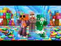 Sobrevivi a UN MUNDO de LUCKY BLOCKS que se EXPANDE en Minecraft!
